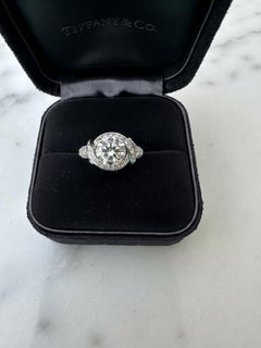 Tiffany & Co. Schlumberger 2 Carat Diamond Engagement Ring in Platinum