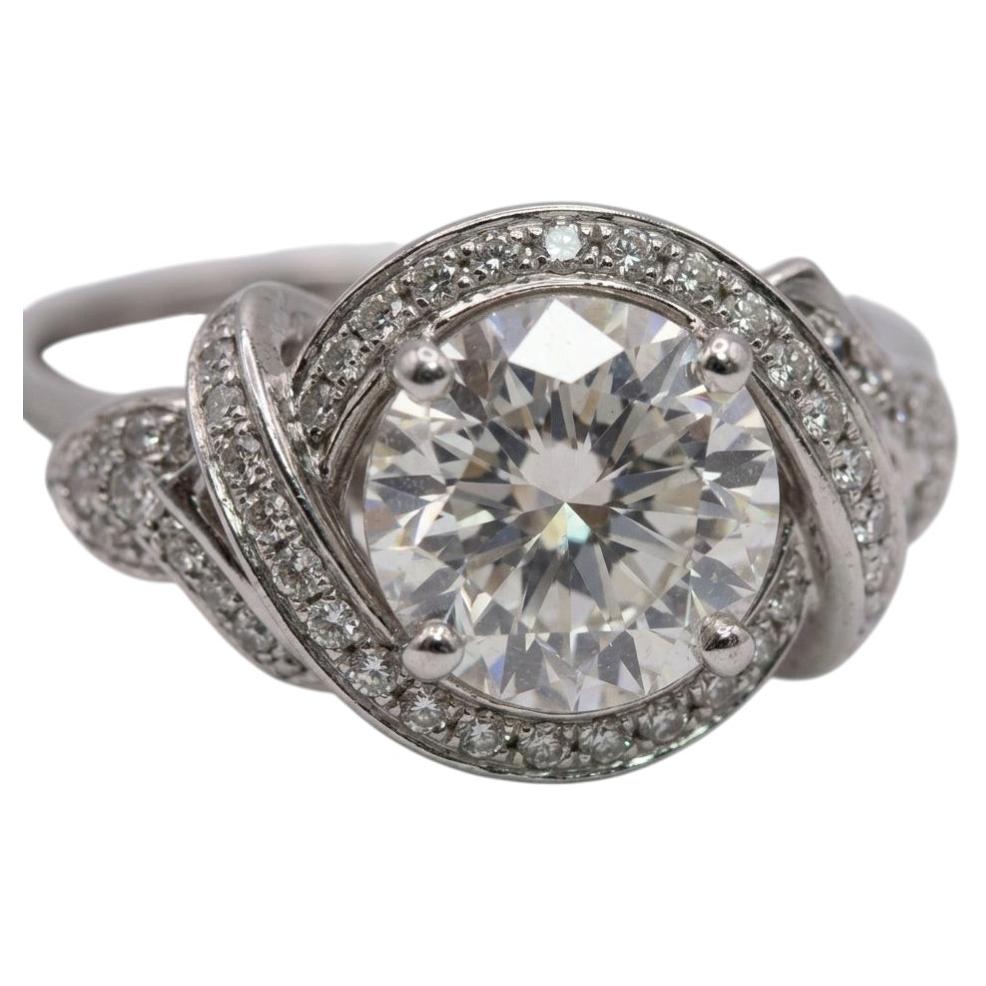 Tiffany & Co. Schlumberger 2 Carat Diamond Engagement Ring in Platinum