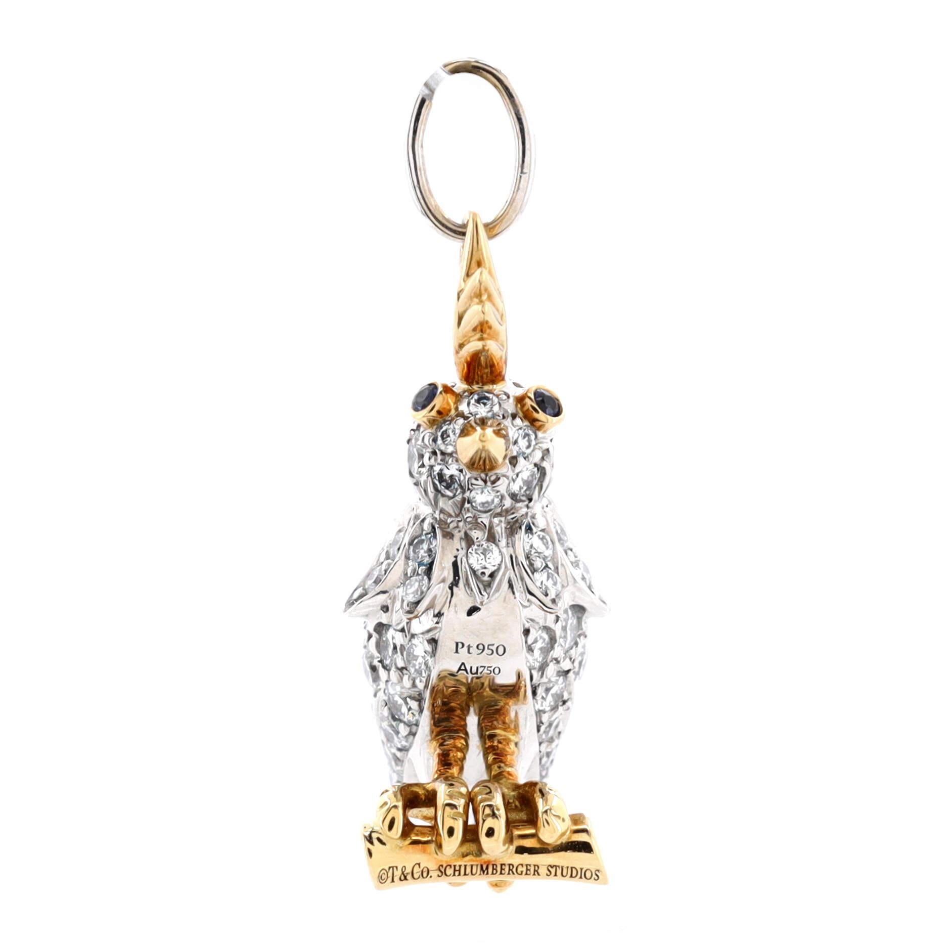 tiffany bird on a rock necklace price