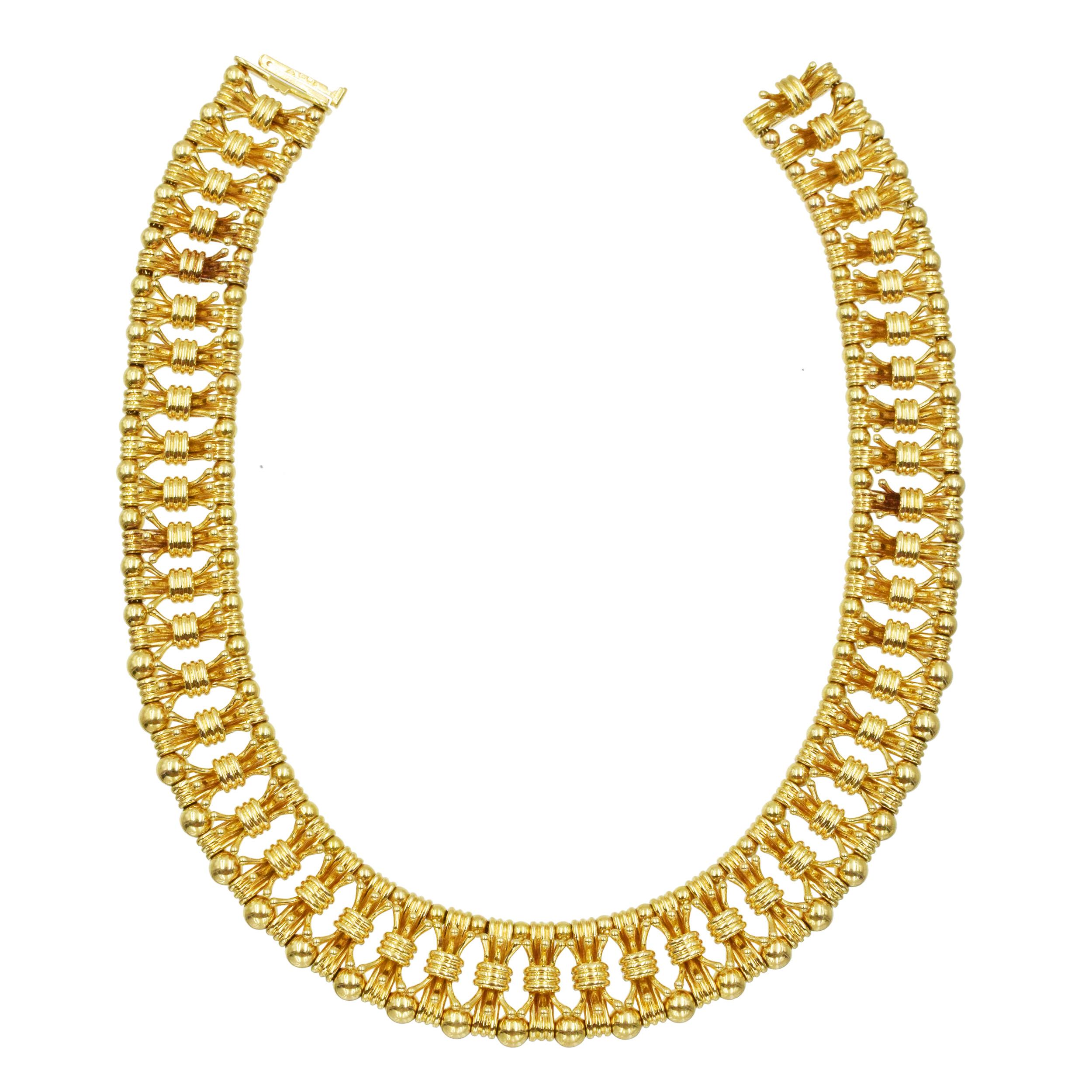 Tiffany & Co. Schlumberger Bowtie Choker-Halskette im Zustand „Hervorragend“ im Angebot in New York, NY