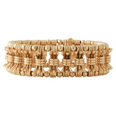 Tiffany & Co Schlumberger Pajarita Pulsera de Oro Amarillo 18K