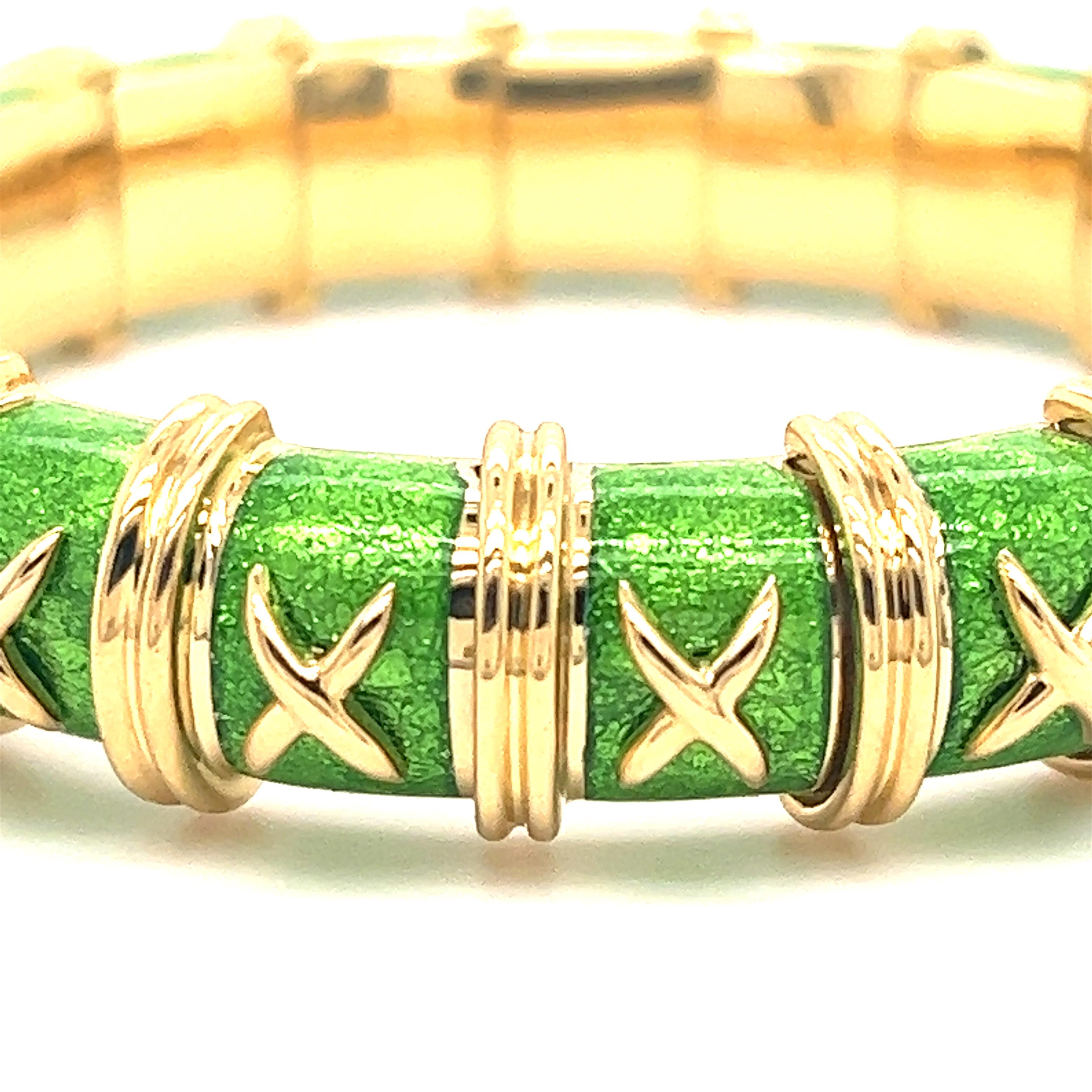 tiffany green bracelet