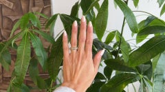 Tiffany & Co Schlumberger Diamond 18K Yellow Gold Platinum Sixteen Stone Ring