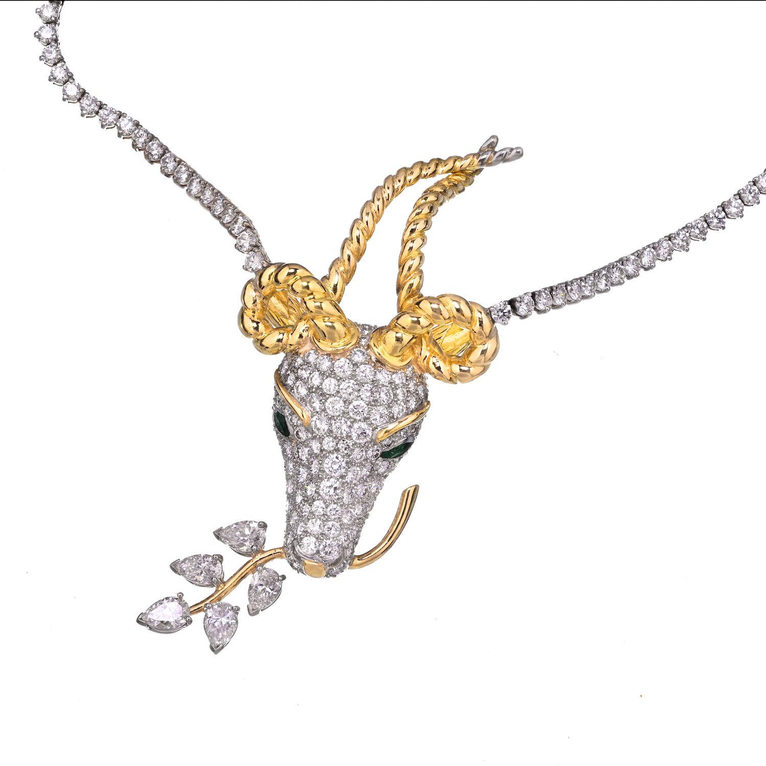 giraffe necklace tiffany