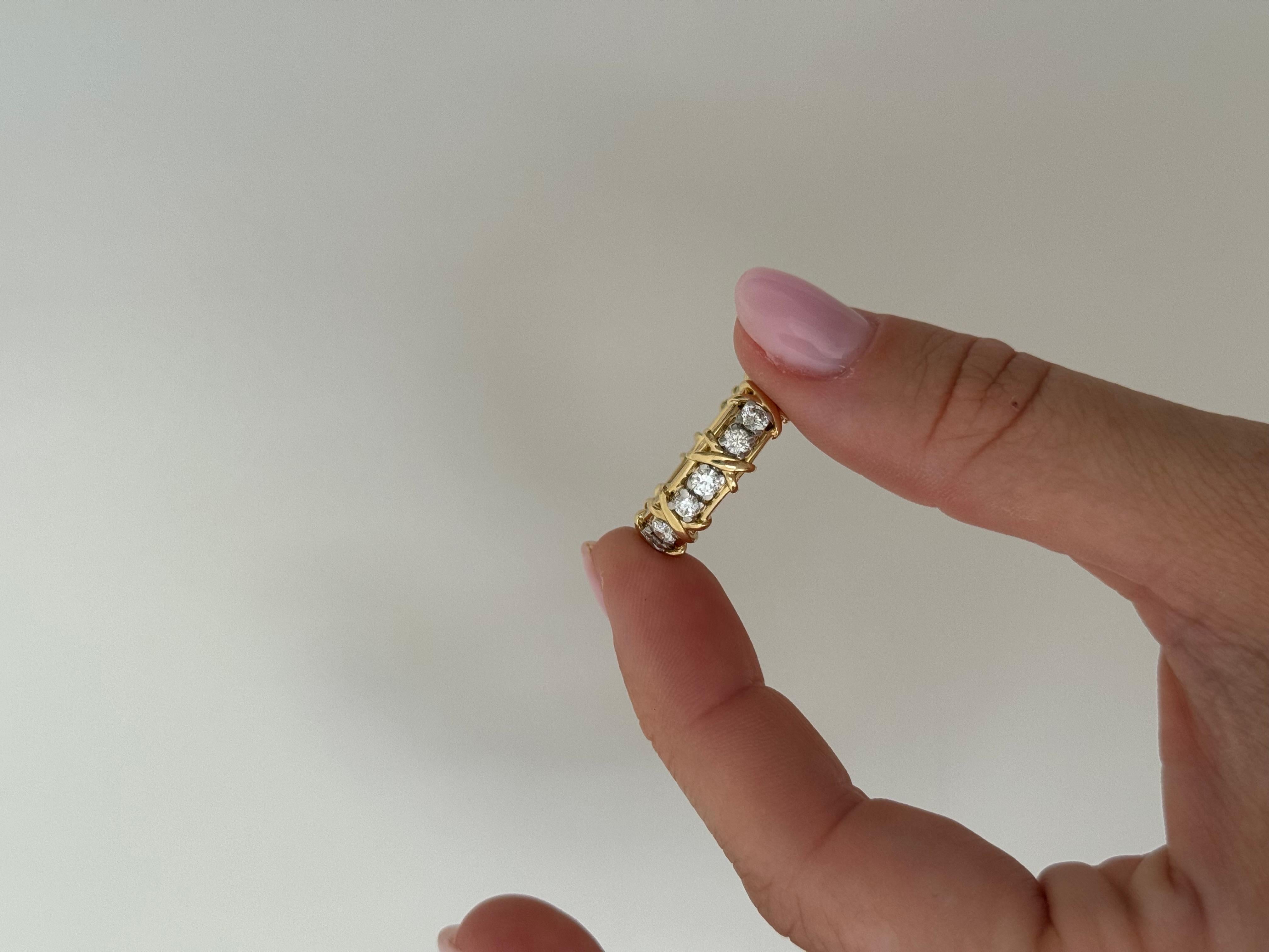 Tiffany & Co. Schlumberger diamond ring For Sale 5
