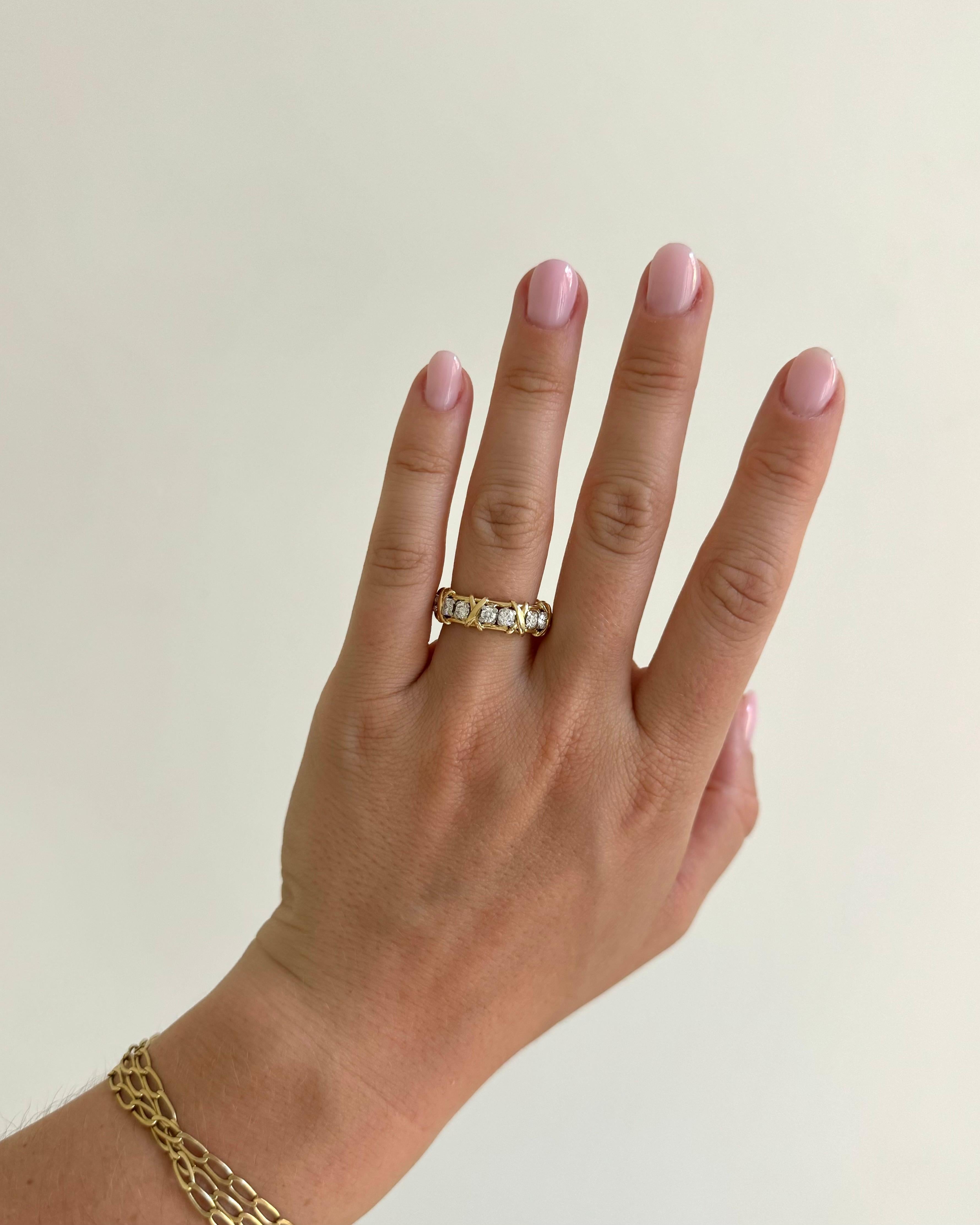 Tiffany & Co. Schlumberger diamond ring For Sale 2