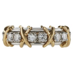 Tiffany & Co. Schlumberger Diamond Sixteen Stone Ring
