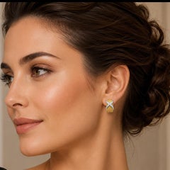 Tiffany & Co. Schlumberger Diamond X 6 Row Rope Earrings