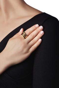 Tiffany & Co. Schlumberger Emerald and Gold Coil Ring