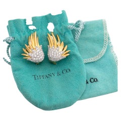 Tiffany & Co. Schlumberger "Flame" diamonds earrings