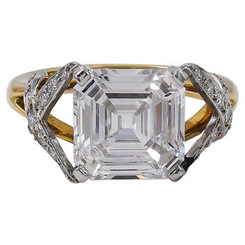 Jean Schlumberger for Tiffany & Co. 3.92-Carat Step-Cut Ring