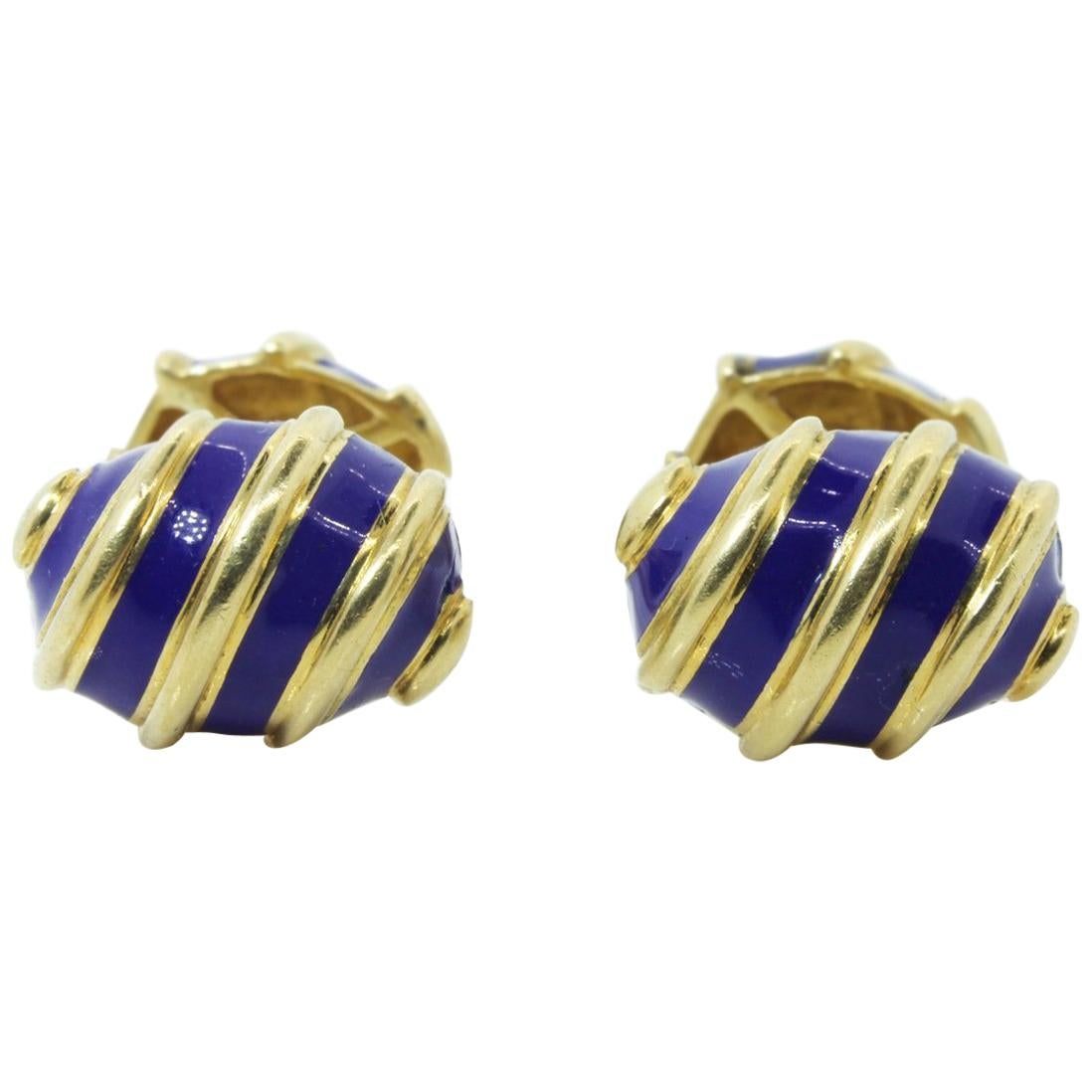 Tiffany & Co. Schlumberger Gold Cufflinks