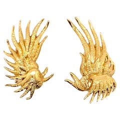 Tiffany & Co. Schlumberger Gold Ear Clips
