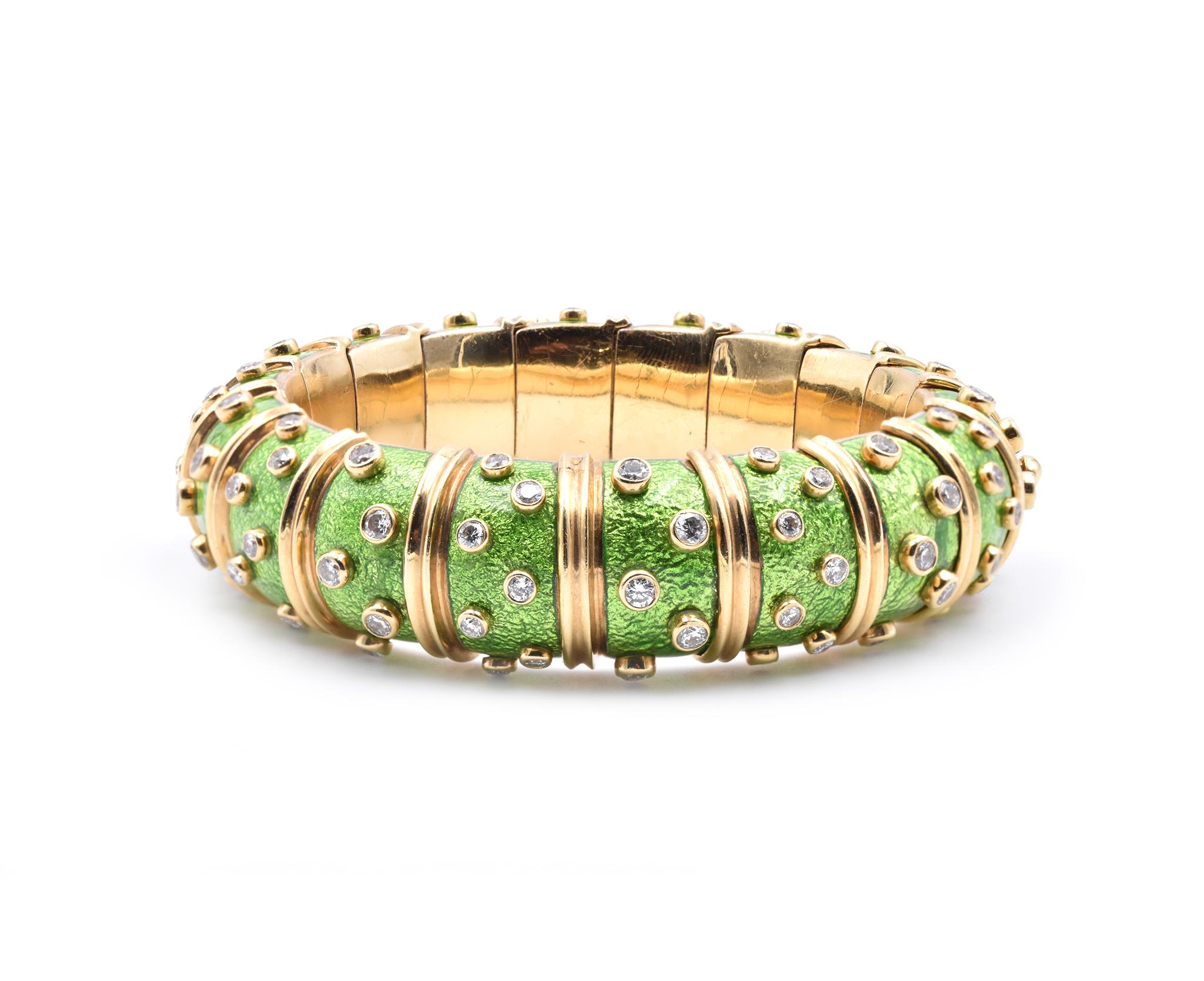 tiffany green bracelet