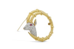 Tiffany & Co. Schlumberger Ibex Brooch