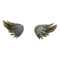 TIFFANY & CO. SCHLUMBERGER Large Paris Flame Diamond Earrings