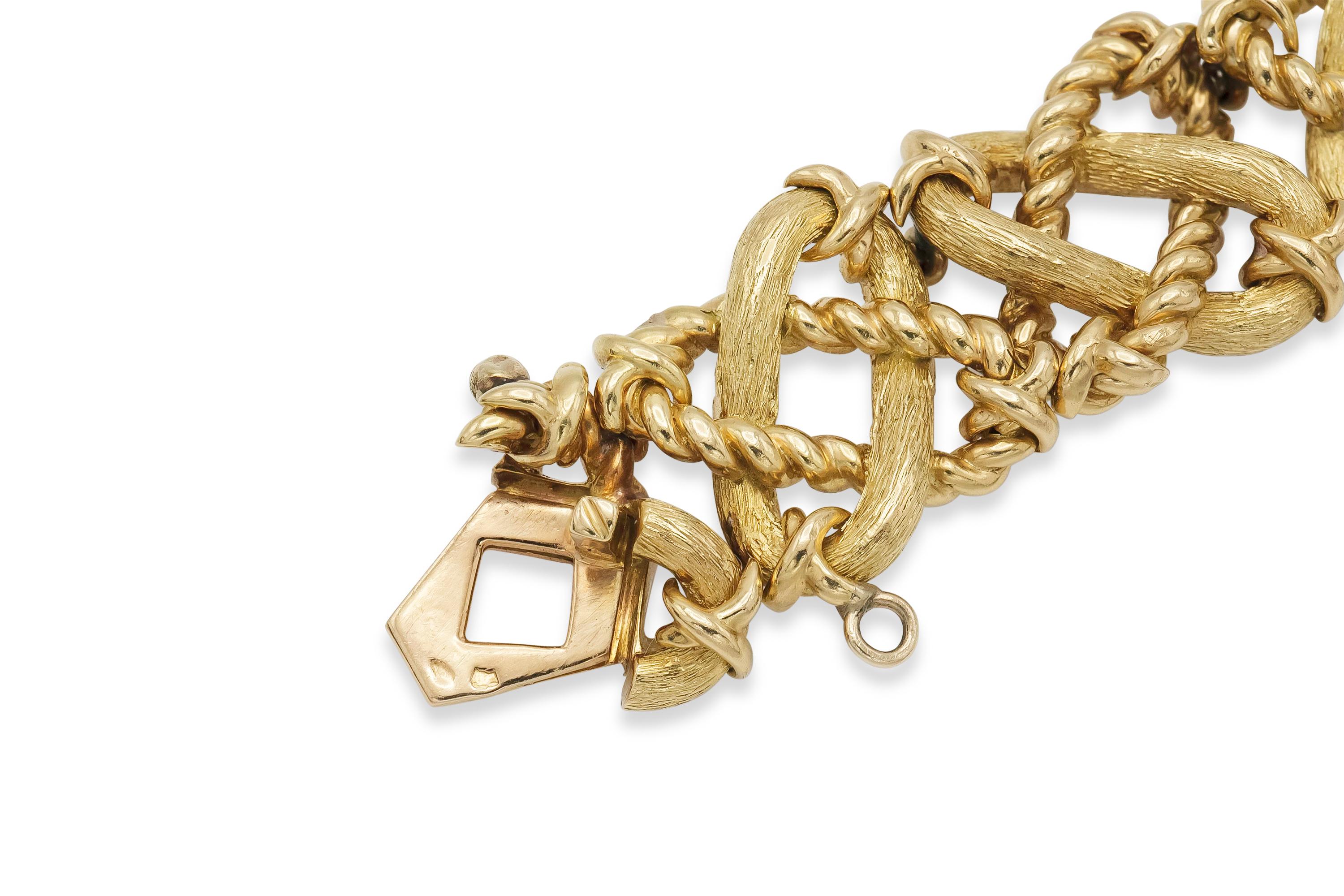 Tiffany & Co. Schlumberger Link Bracelet In Good Condition In New York, NY