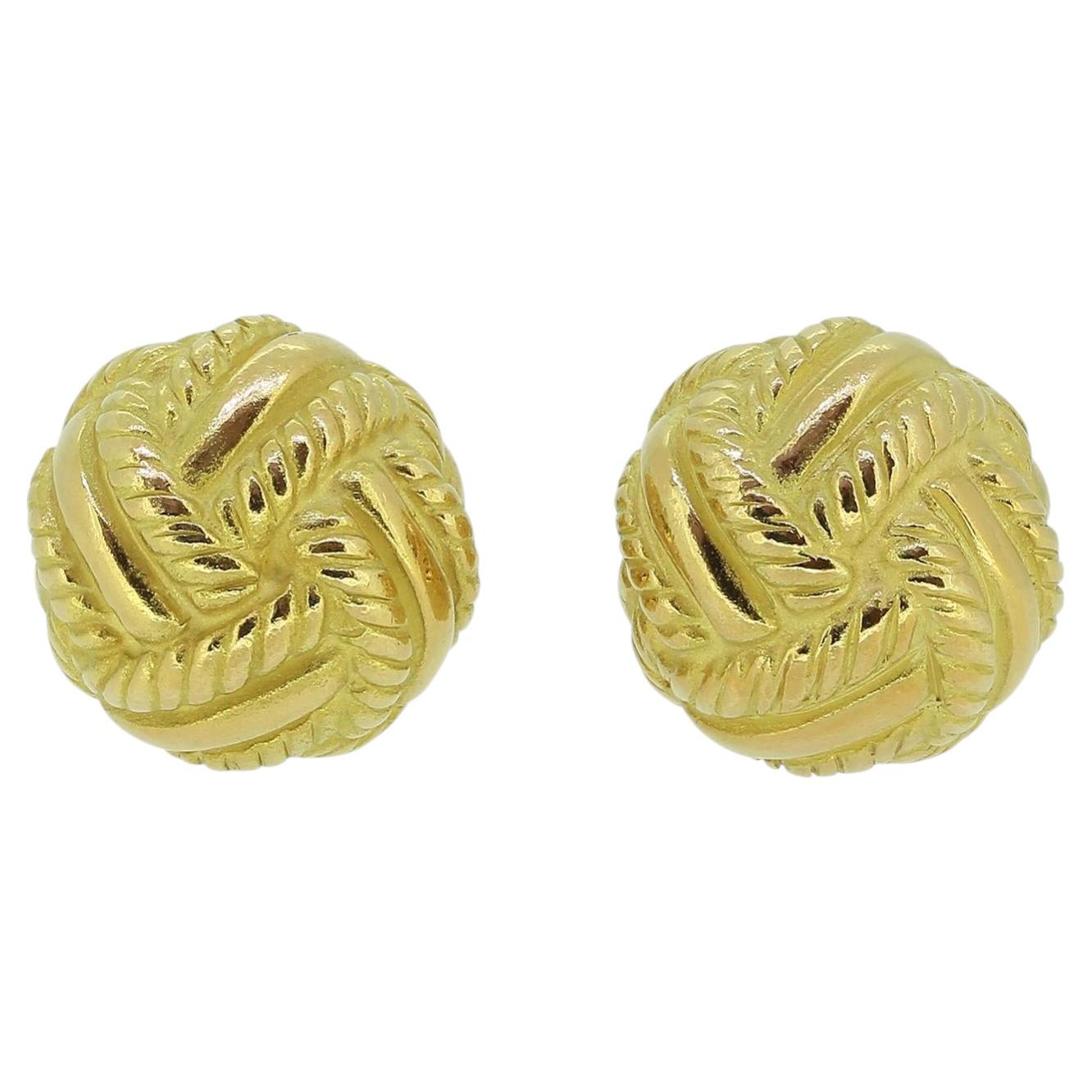 Tiffany & Co. Schlumberger Love Knot Earrings For Sale
