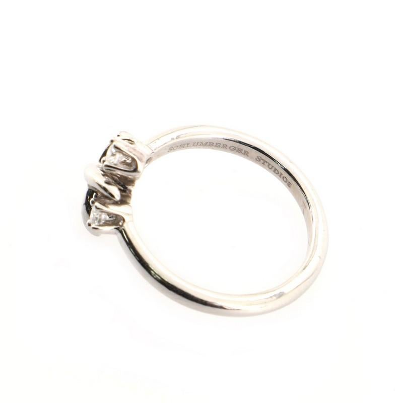 Tiffany & Co. Schlumberger Lynn Ring Platinum and Diamonds .20CT In Good Condition In New York, NY