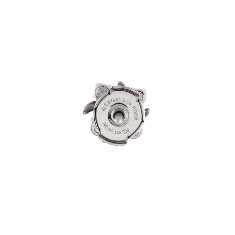 Tiffany & Co. Platinum Diamond Schlumberger Lynn Earrings