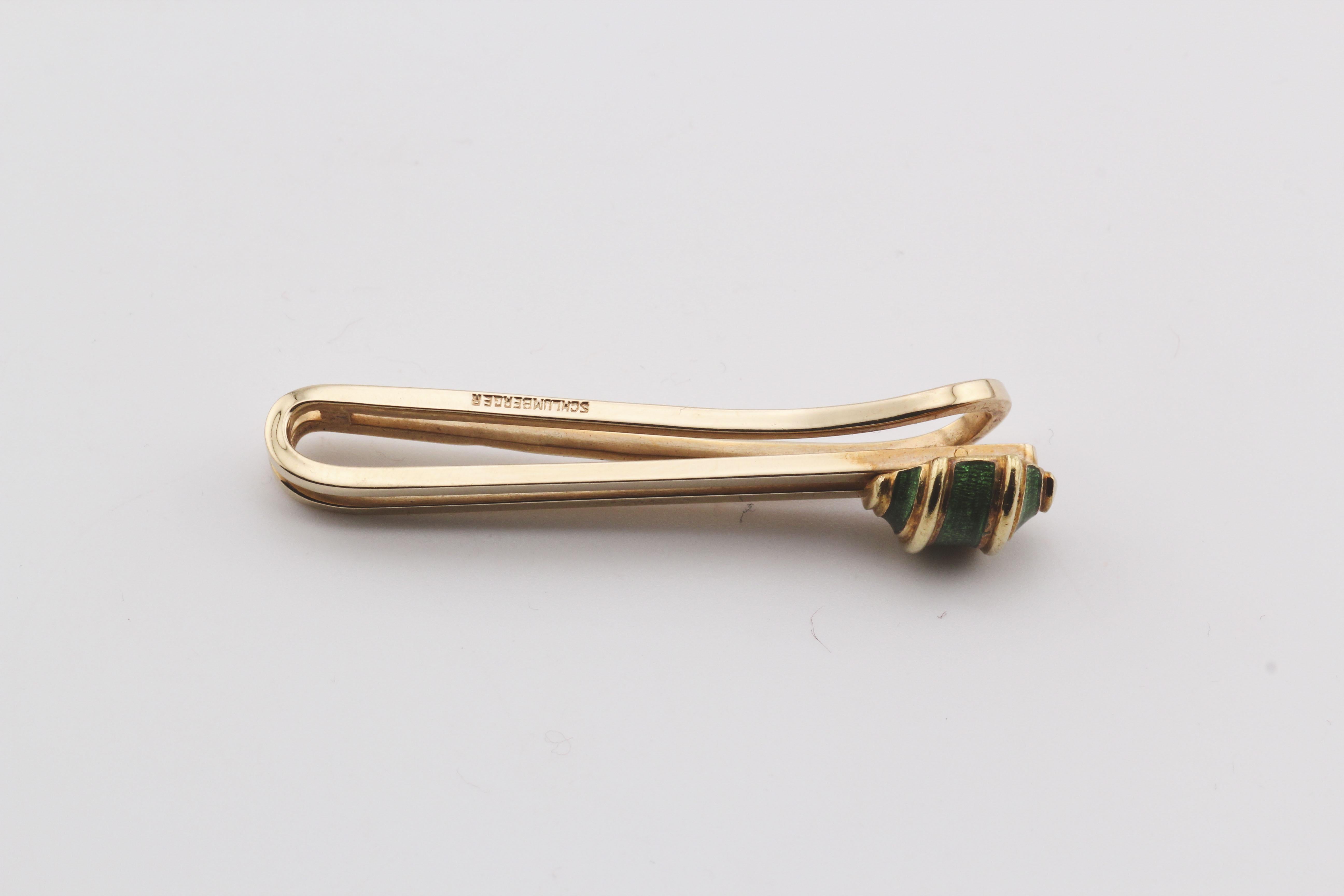 Tiffany & Co. Gemelli da polso e fermacravatte Schlumberger in Greene & Greene e oro 18 carati in vendita 2