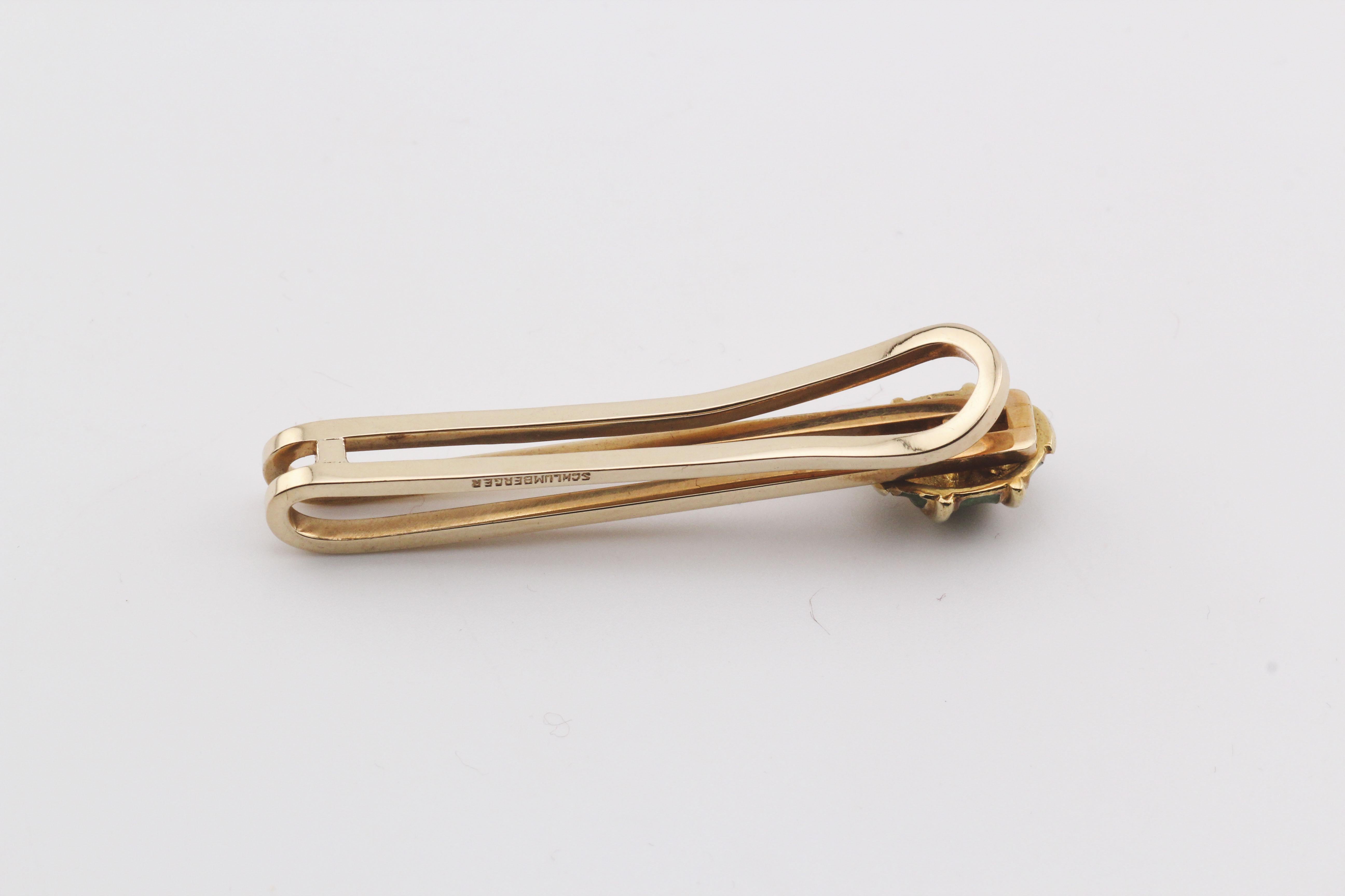 Tiffany & Co. Gemelli da polso e fermacravatte Schlumberger in Greene & Greene e oro 18 carati in vendita 3