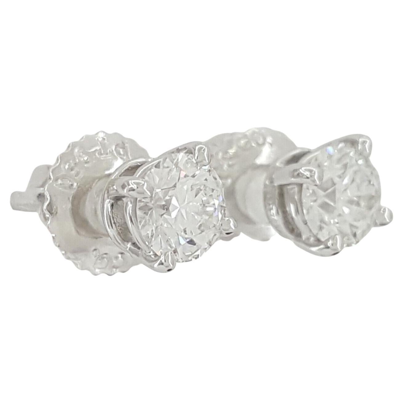 Moderne Tiffany & Co. Schlumberger Paire de boucles d'oreilles en platine, or et diamant en vente
