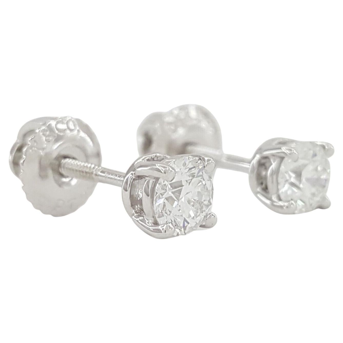 Tiffany & Co. Schlumberger Paire de boucles d'oreilles en platine, or et diamant Pour femmes en vente