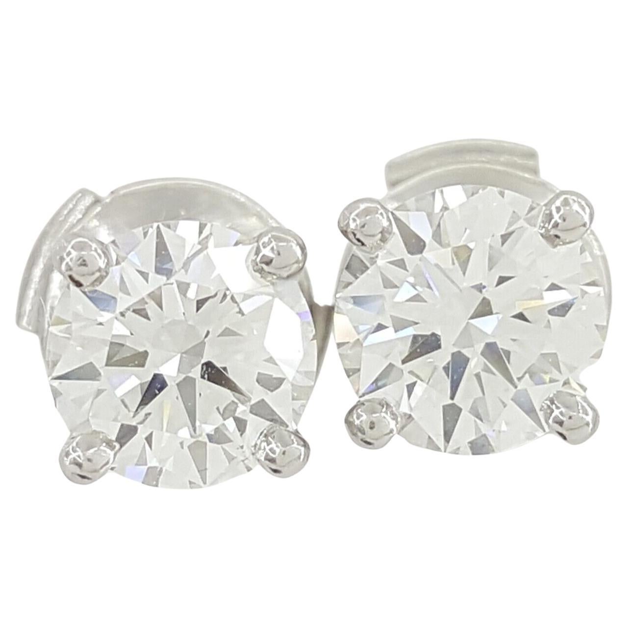 Tiffany & Co. Schlumberger Paire de boucles d'oreilles en platine, or et diamant en vente