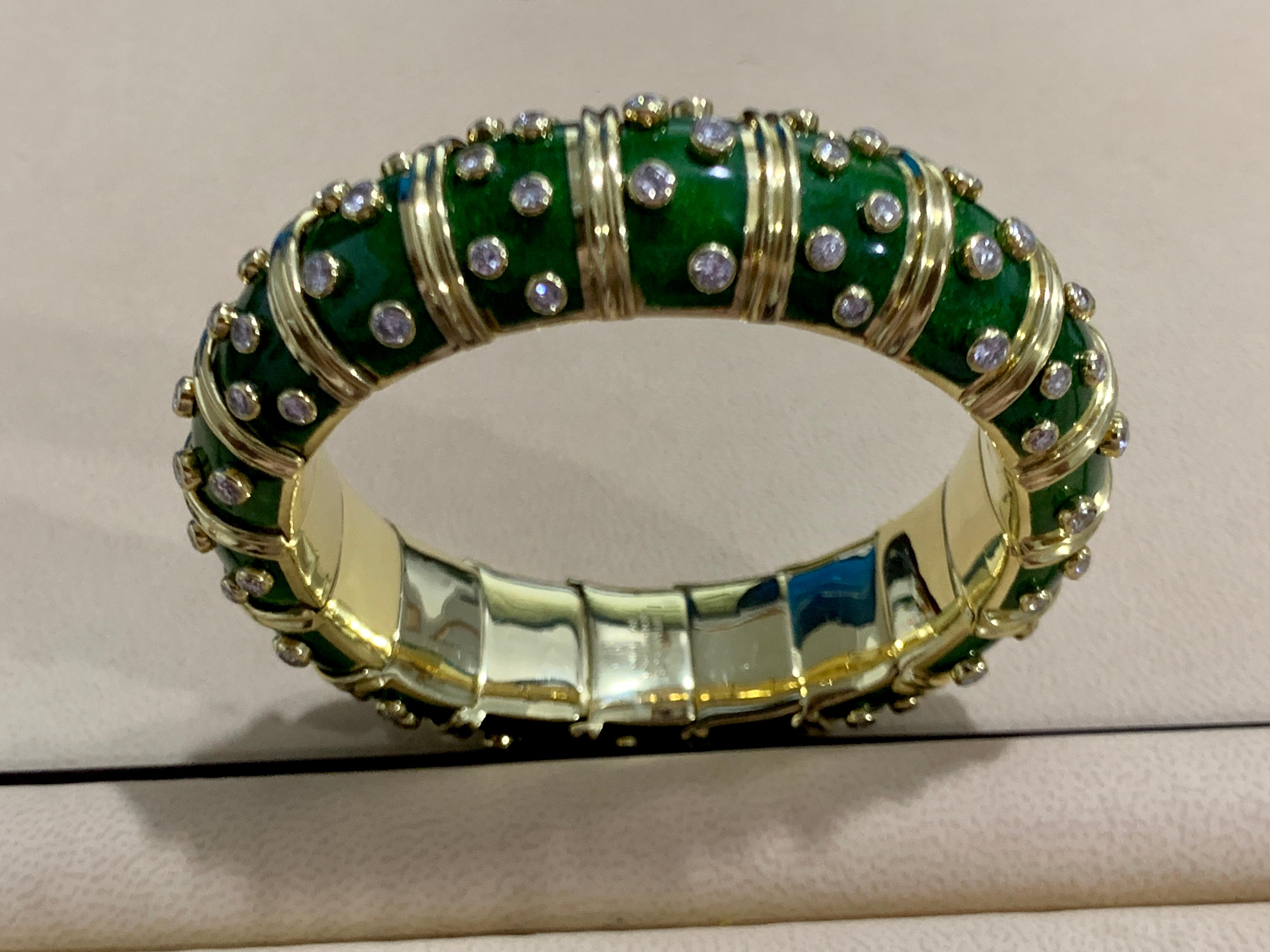 tiffany green bracelet