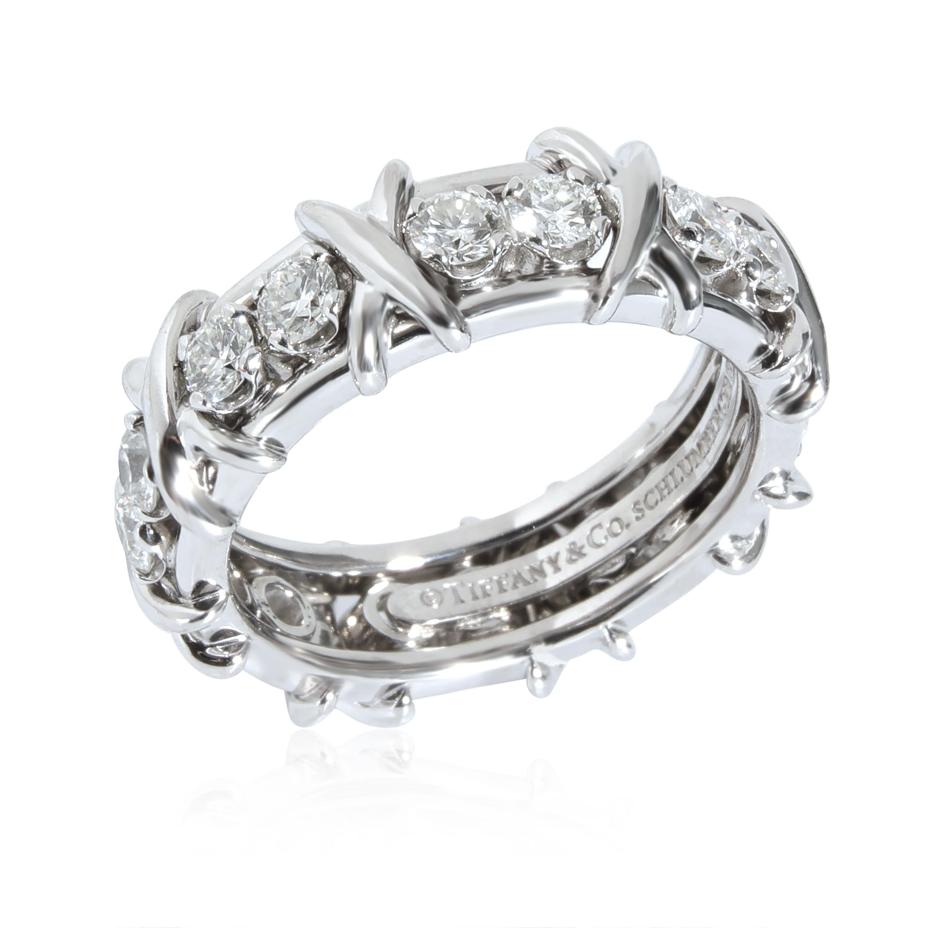 Tiffany & Co. Schlumberger Ring aus Platin 1,14 Gesamtkaratgewicht 2