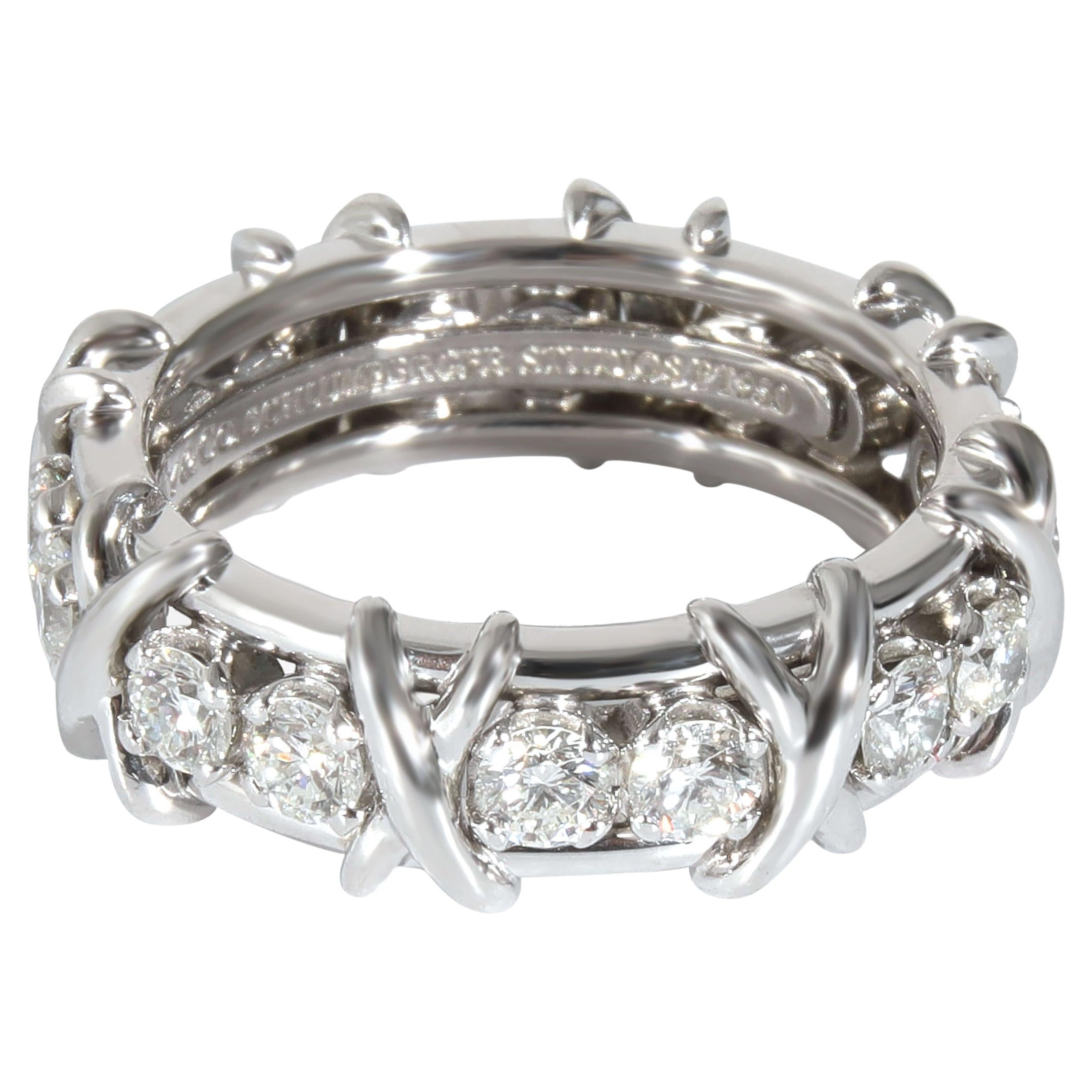 Tiffany & Co. Schlumberger Ring aus Platin 1,14 Gesamtkaratgewicht