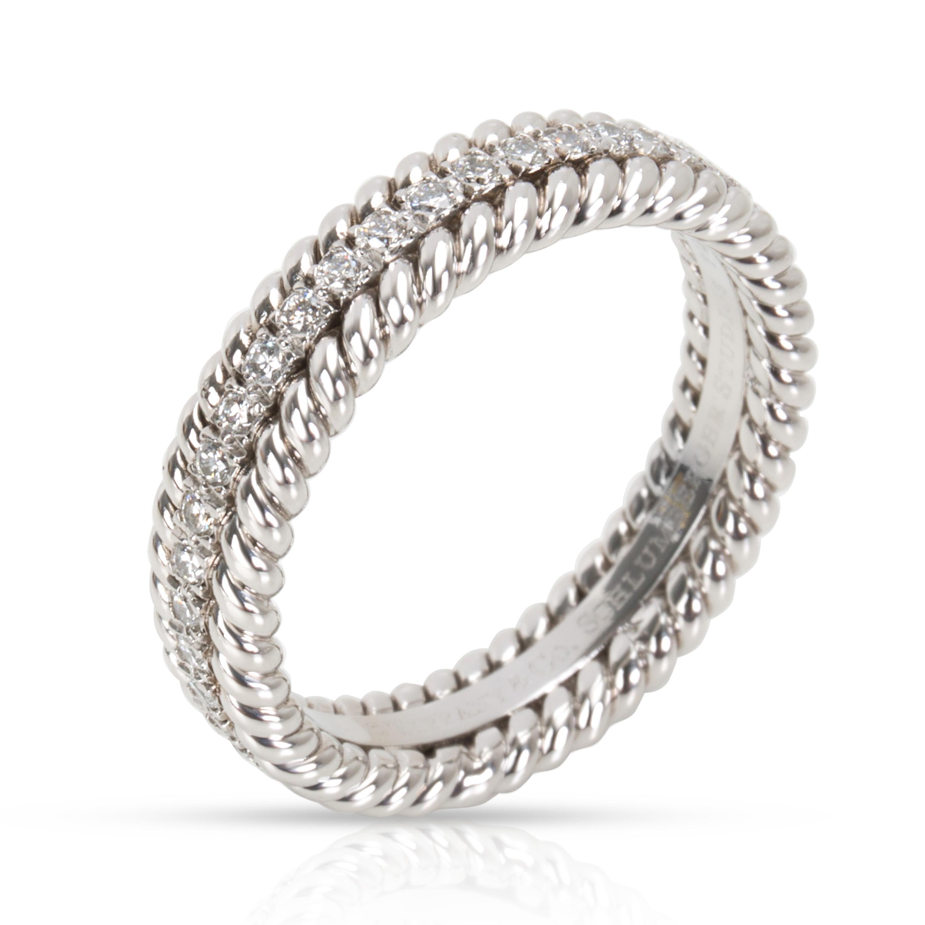 Women's Tiffany & Co. Schlumberger Rope Diamond Eternity Band in Platinum 0.29 Carat