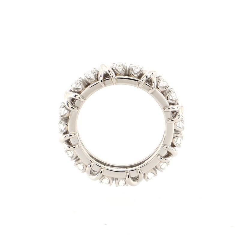 Tiffany & Co. Schlumberger Sixteen Stone Ring Platinum with Diamonds In Good Condition In New York, NY