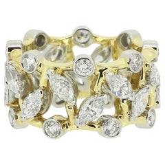 Tiffany & Co. Schlumberger Vigne Diamond Ring Size J (49)