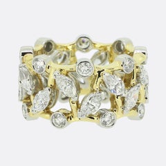 Tiffany & Co. Schlumberger Vigne Diamantring Größe J (49)