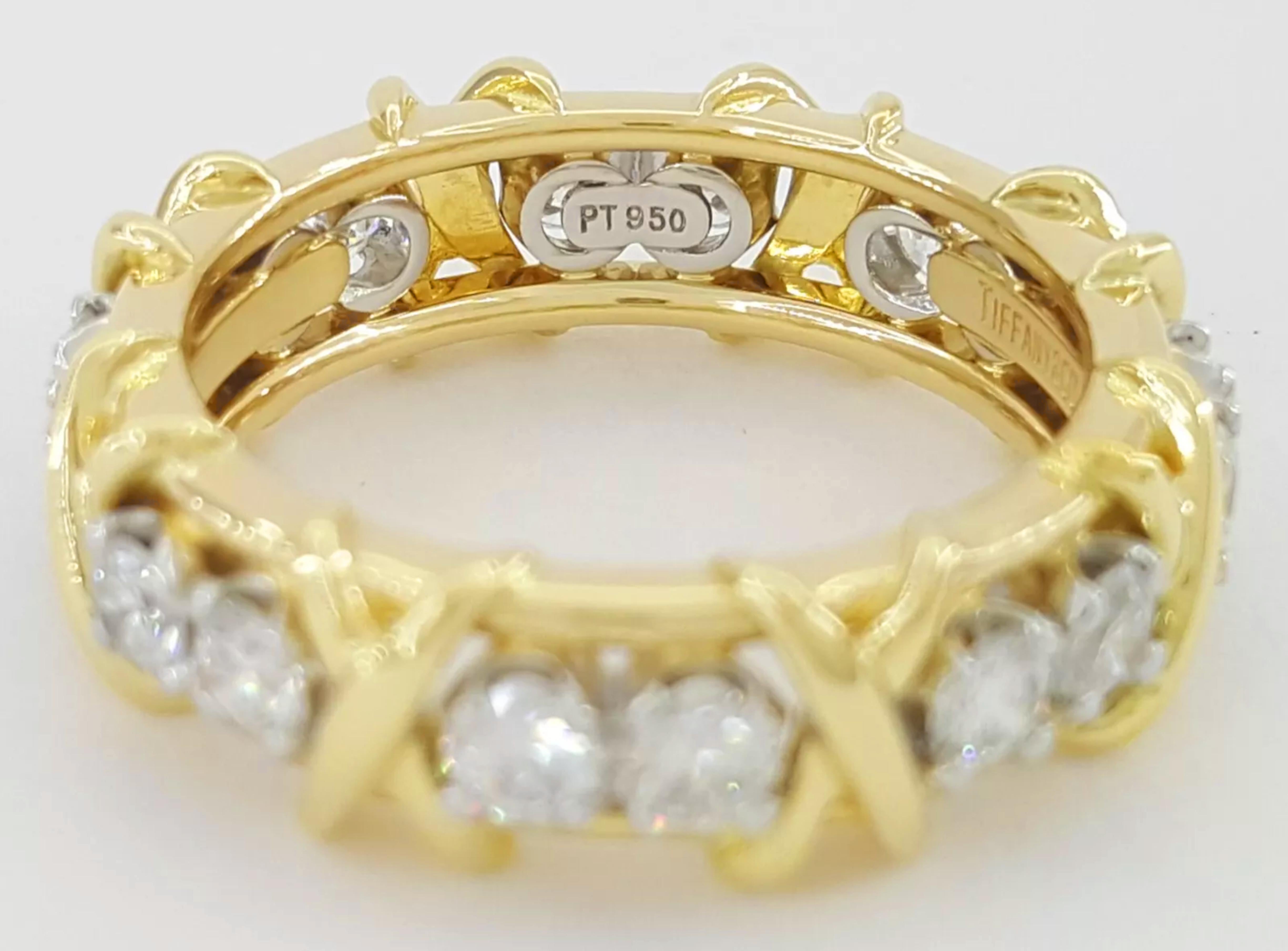 Taglio rotondo Tiffany & Co. Anello Schlumberger 