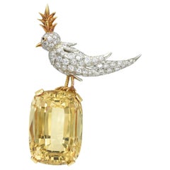 Tiffany & Co. 'Schumberger" Bird on the Rock Brooch