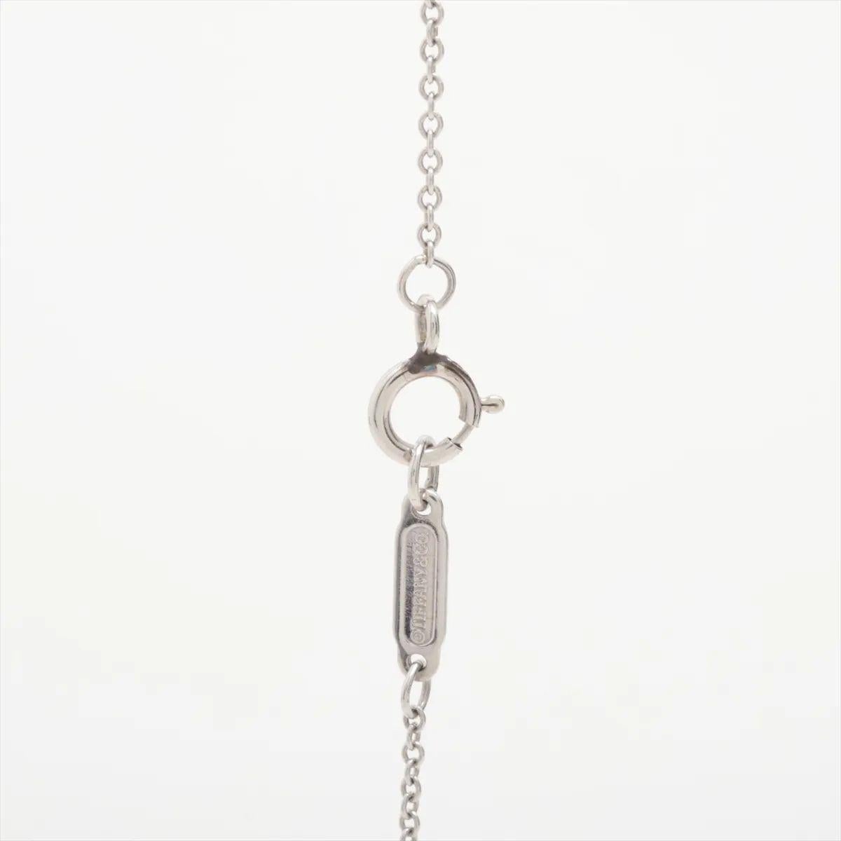 Women's Tiffany & Co. Sentimental Heart Diamond Necklace Platinum For Sale