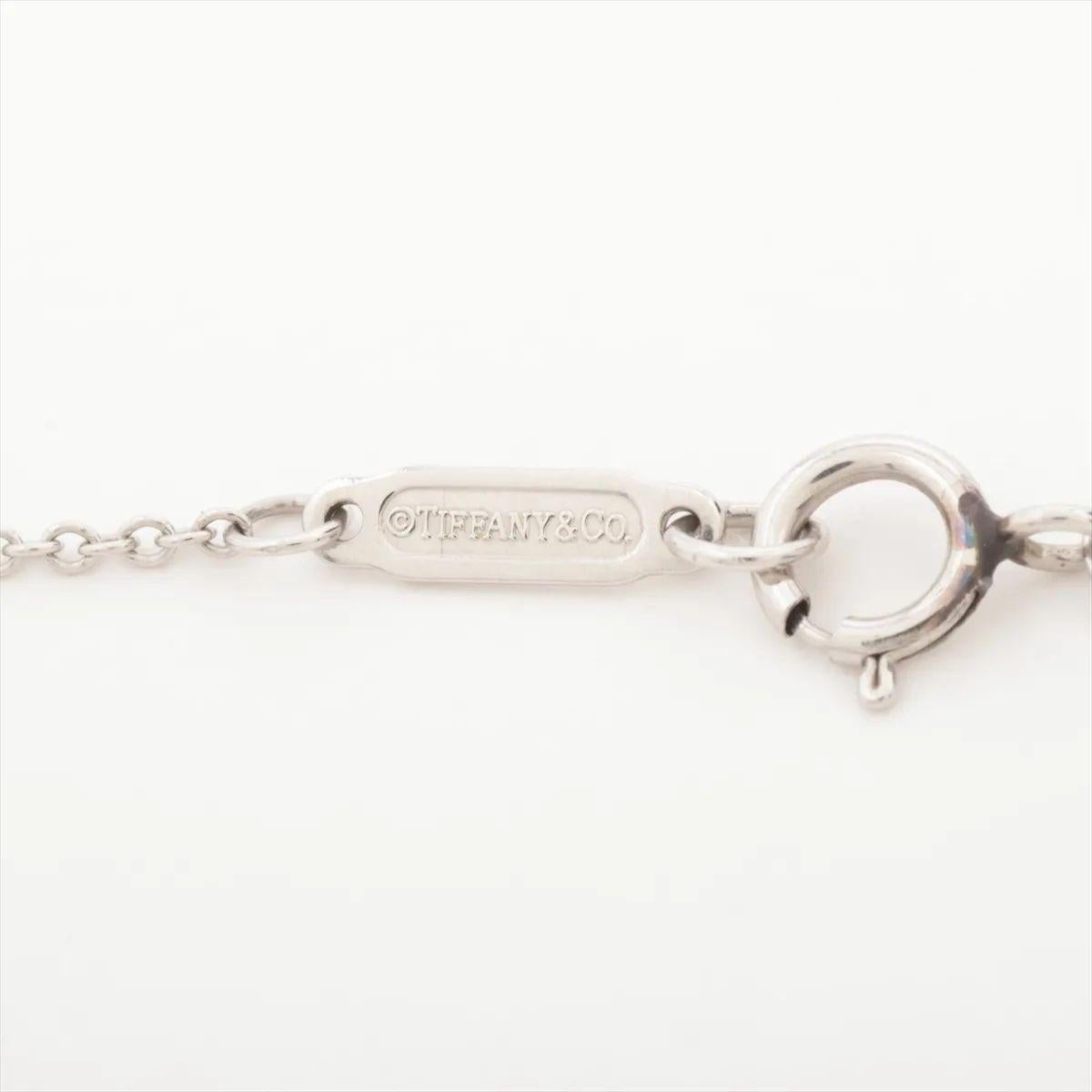 Tiffany & Co. Sentimental Heart Diamond Necklace Platinum For Sale 1