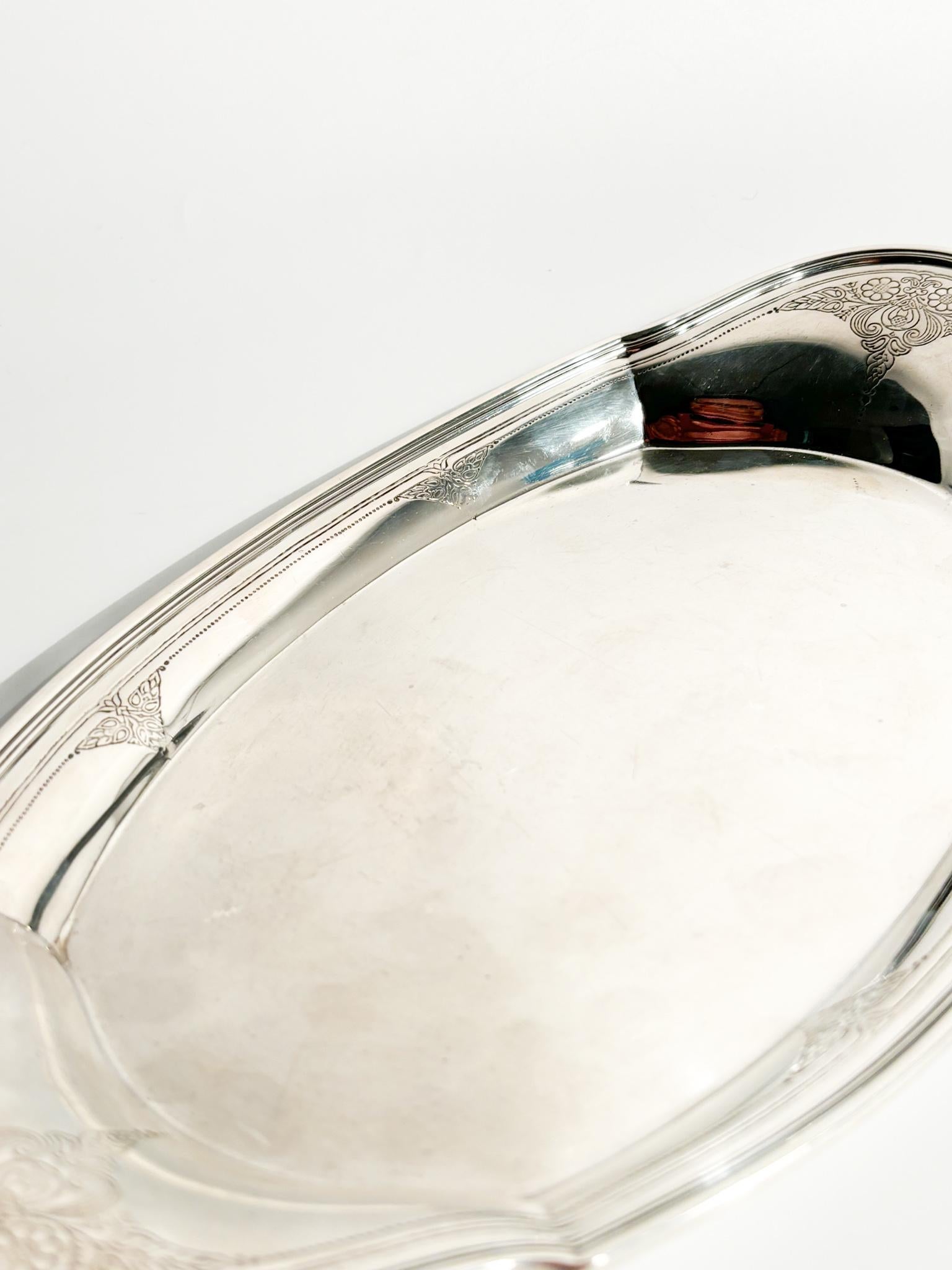 Tiffany & Co Serving Tray in 925 Sterling Silver from the 1940s 2