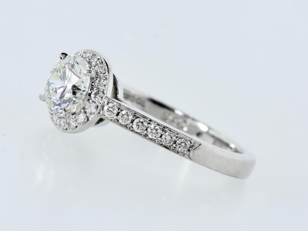 Tiffany & Co set: Diamond Soleste Platinum Ring, matching Dia Bands & gents band For Sale 7