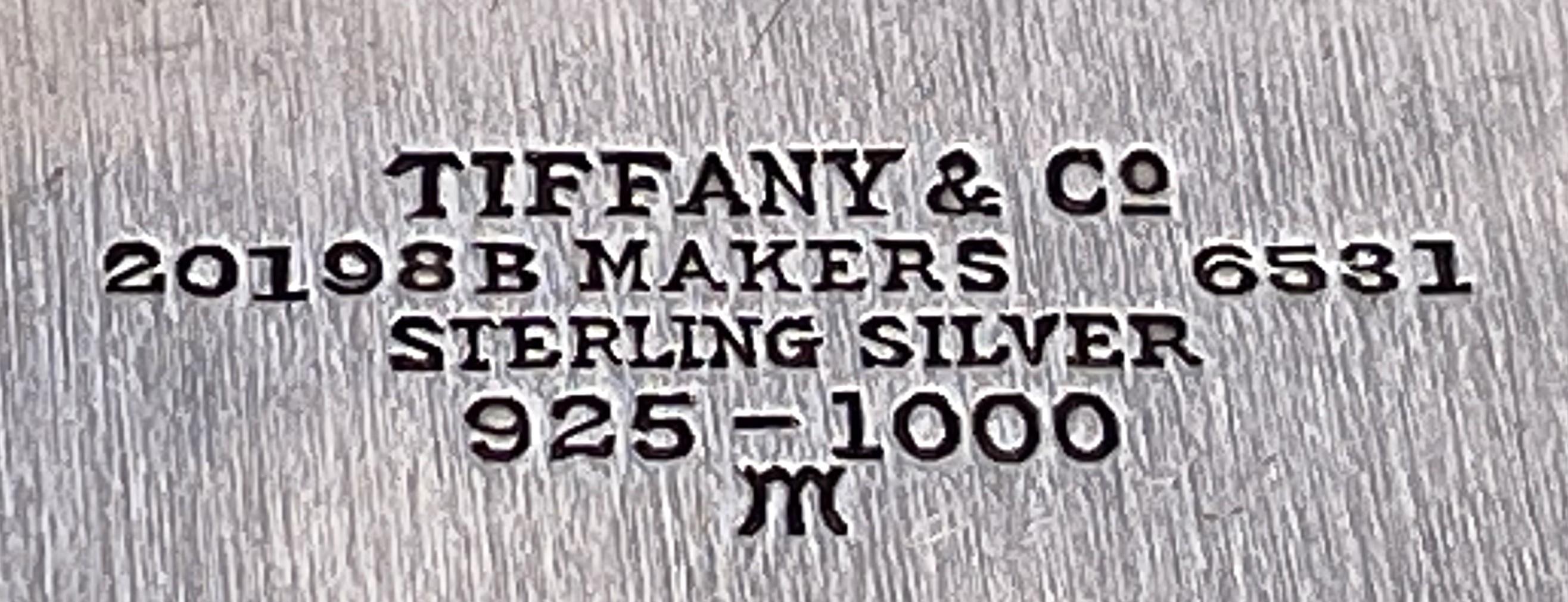 Tiffany & Co. Set von 14 Sterlingsilber 1923 Brottellern / Untersetzern Art Deco (Silber) im Angebot