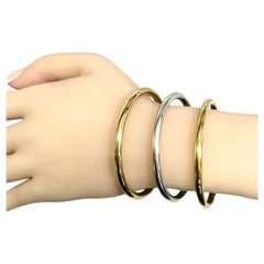 Set aus 3 dreifarbigem Tri Color-Armreifen von Tiffany & Co