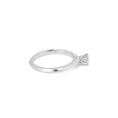Tiffany & Co Setting 0.24 Carat Diamond Solitaire Ring