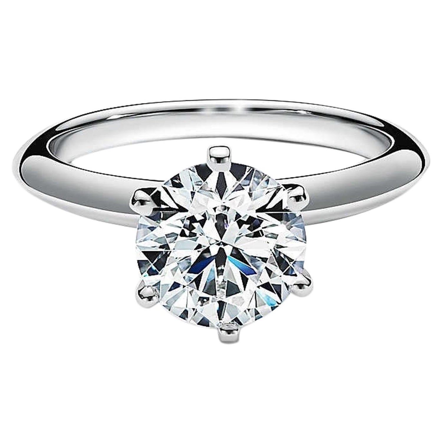 Tiffany and Co. Setting 1.02 Carat Diamond Engagement Ring in Platinum For  Sale at 1stDibs | tiffany setting engagement ring 1 carat price, tiffany  setting 1 carat, tiffany diamond ring settings