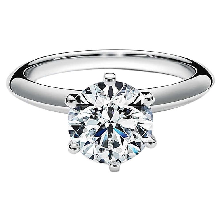 Sporten vinger Kader Tiffany and Co. Setting 1.02 Carat Diamond Engagement Ring in Platinum For  Sale at 1stDibs | tiffany setting engagement ring 1 carat price, tiffany  setting 1 carat, tiffany diamond ring settings