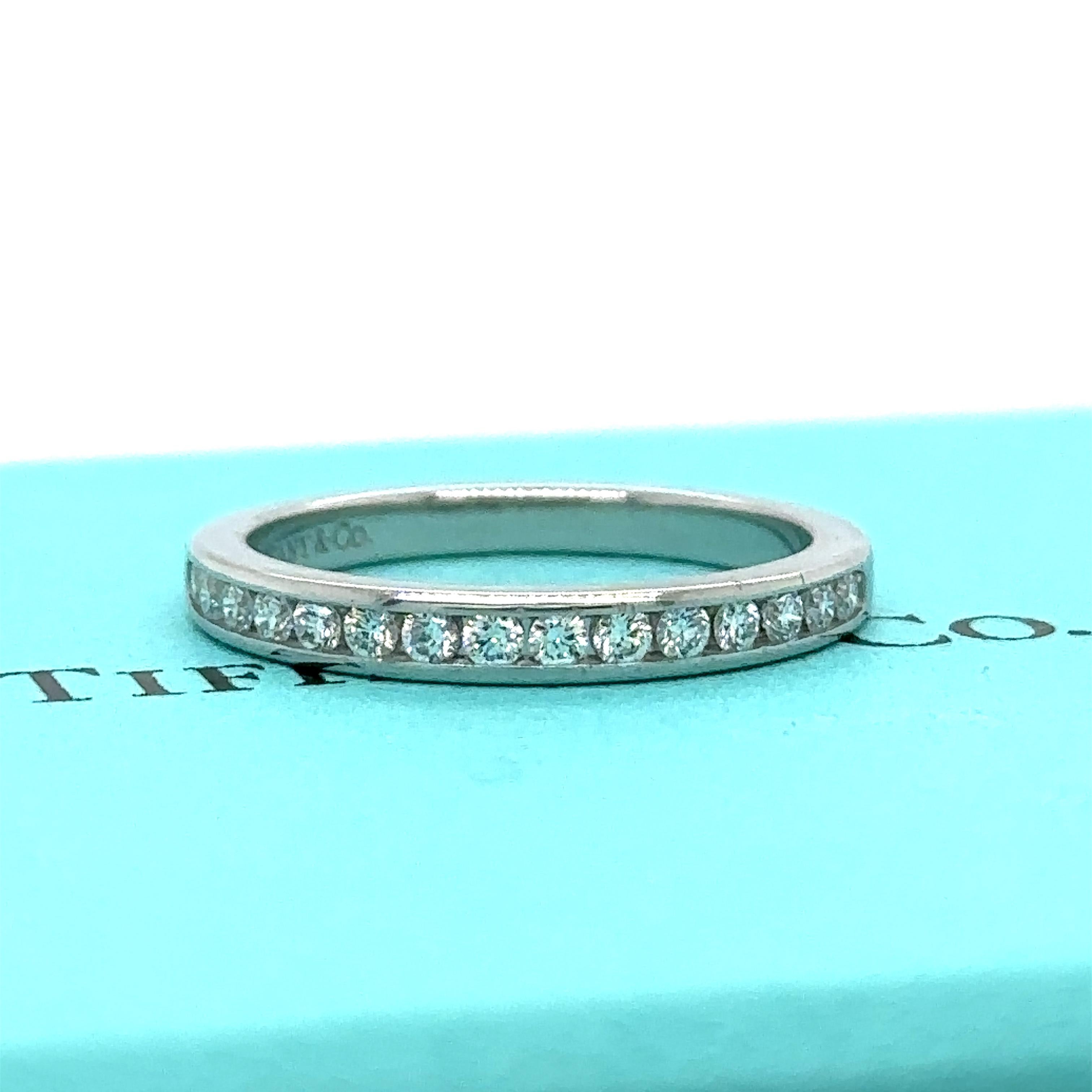 Tiffany & Co Setting Wedding Band 0.24ct For Sale 2