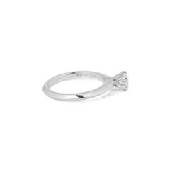 Tiffany & Co Settings 0.38 Carat Diamond Solitaire Ring