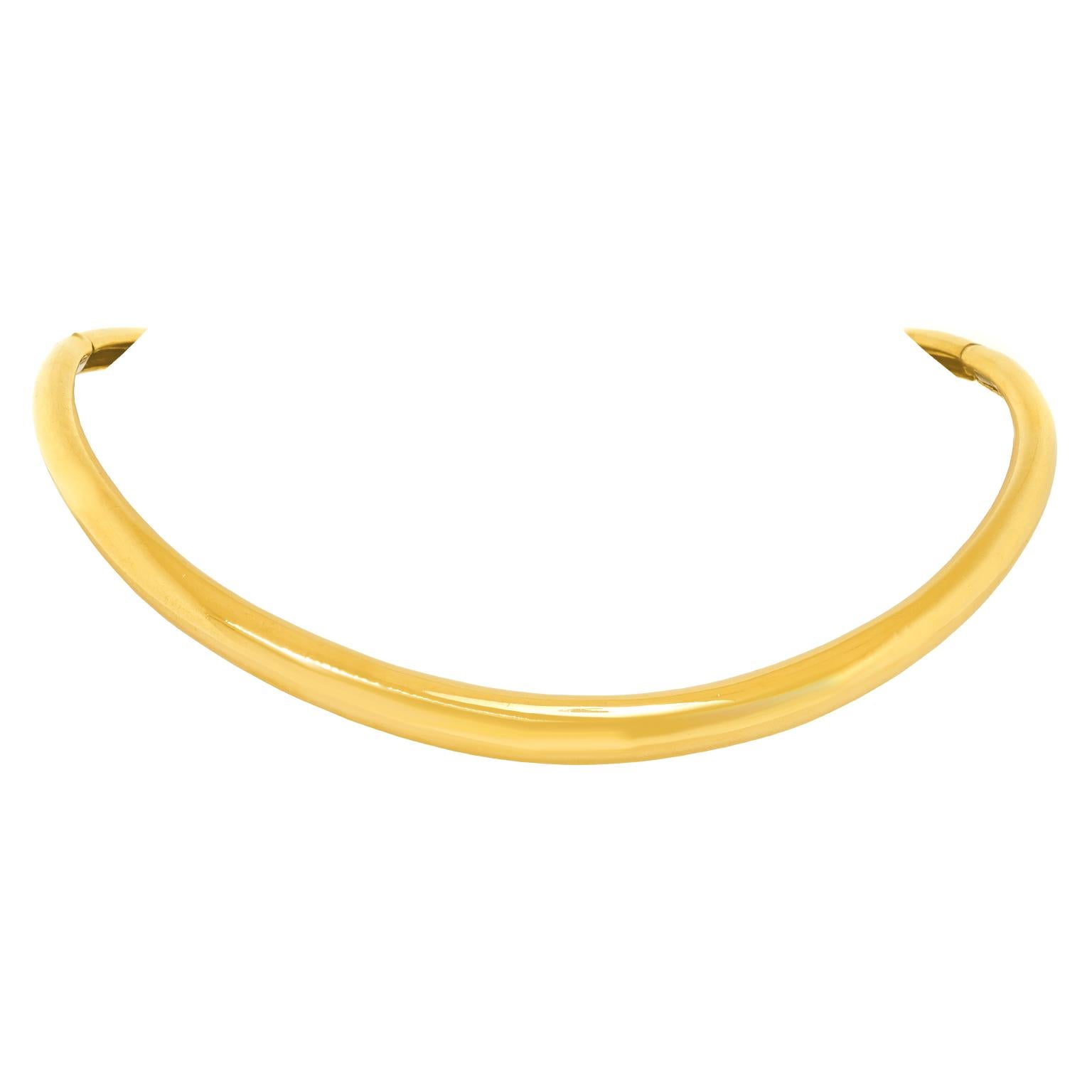 Tiffany & Co. Seventies Gold Necklace In Excellent Condition For Sale In Litchfield, CT